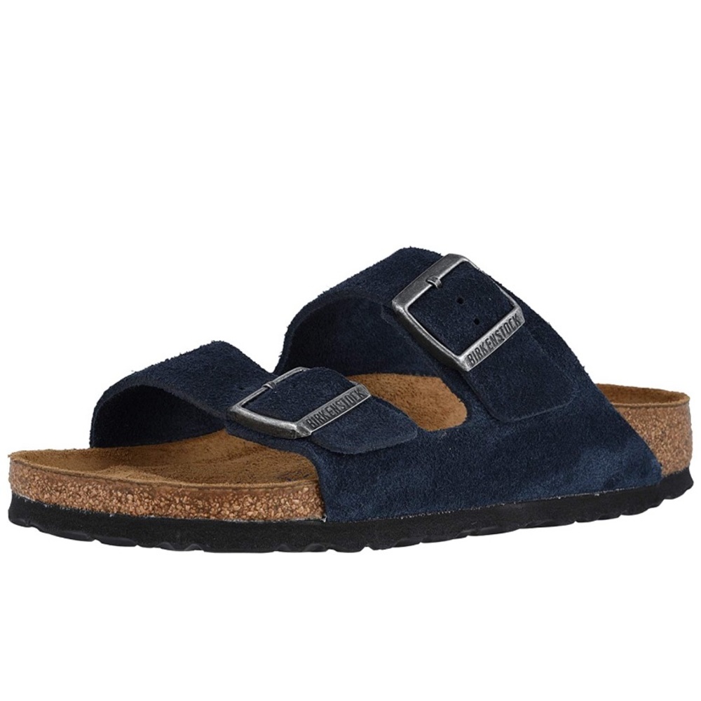 Birkenstock Arizona Soft Footbed - Navy Suede
